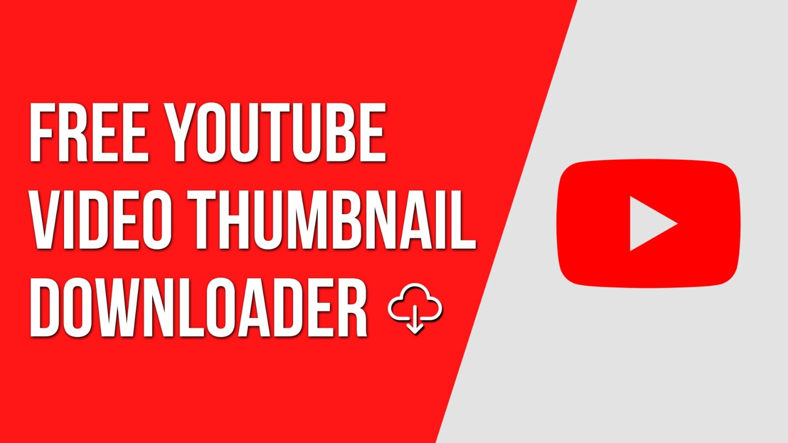 Youtube video thumbnail downloader
