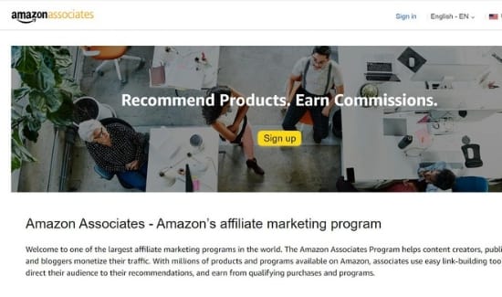 Amazon best affiliate programs in Pakistan 